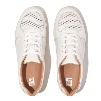 Rally Mesh Panel Sneakers in Urban White