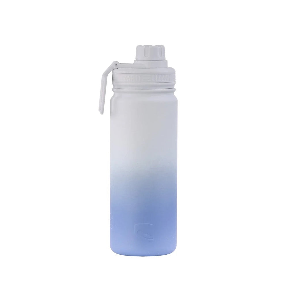 Flask 530ml in Hydrangea Blue/White Ombre