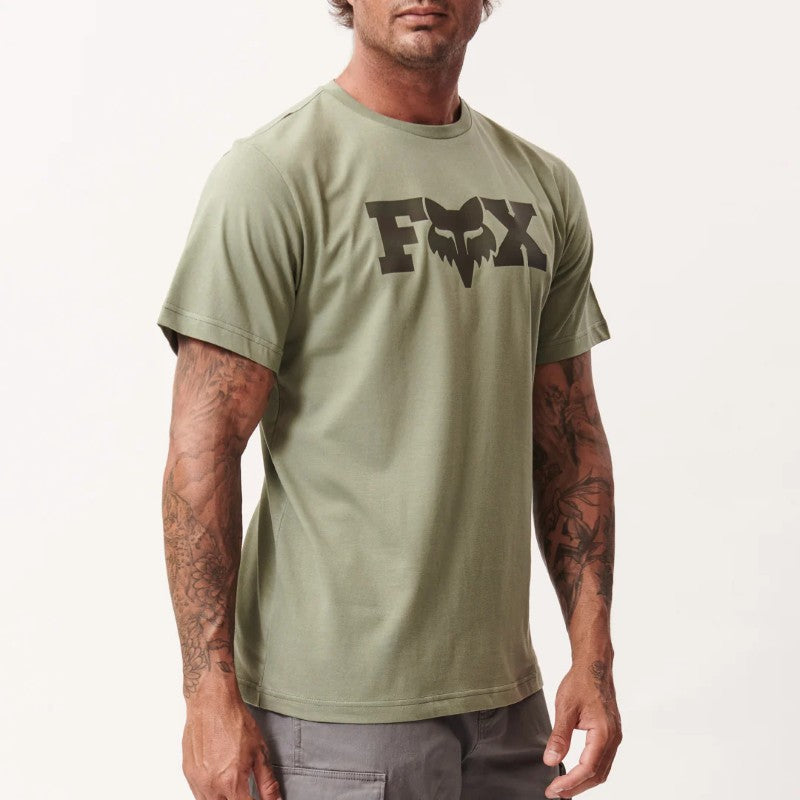 Heritage SS Tee in Agave Green