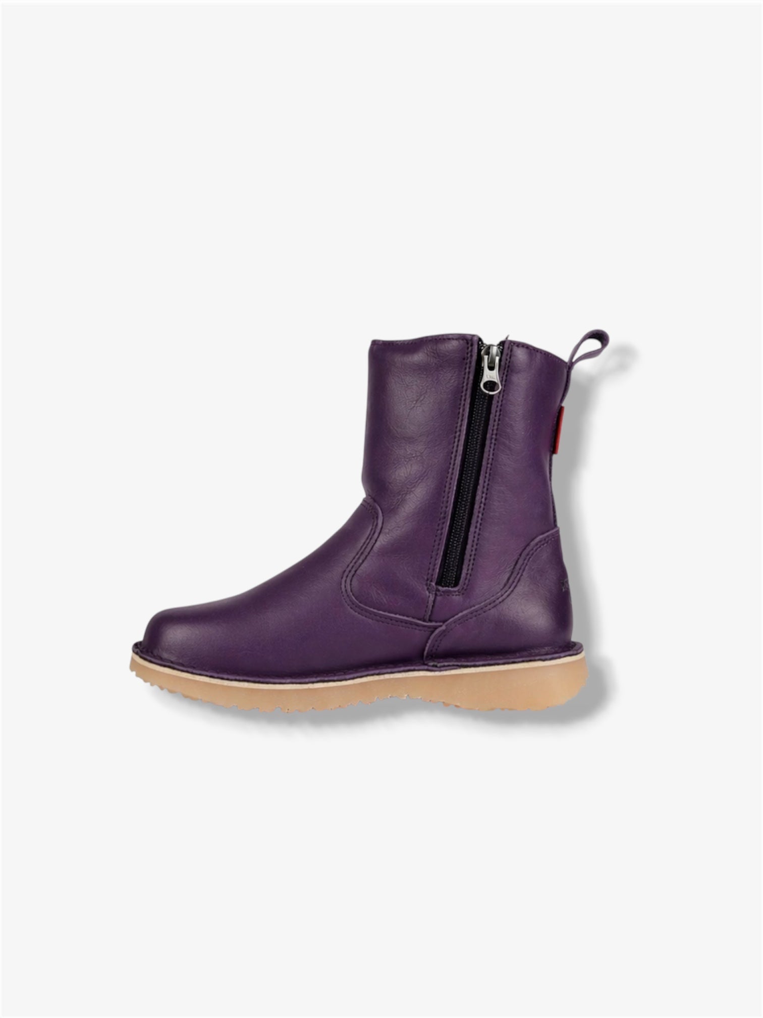Dalebrook Wool-Lined Leather Boot in Onspan Purple