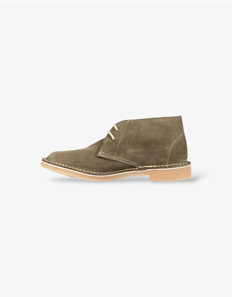 Hunter Unisex Suede Vellie in Khaki