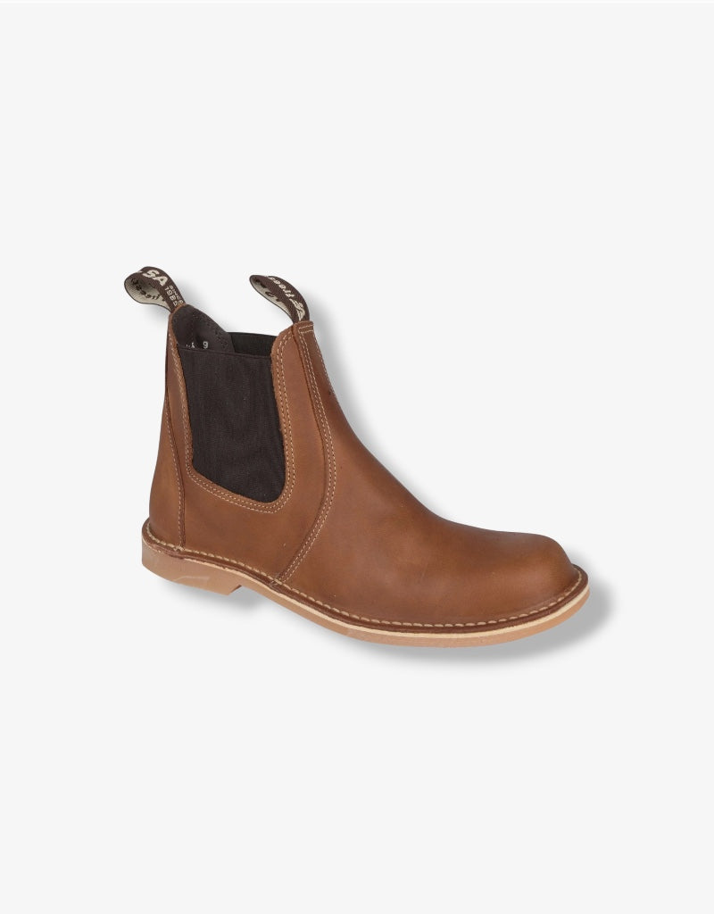 Karoo Lite Premium Leather Boot in Crazyhorse Mocca