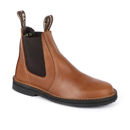 Karoo Lite Leather Boot in Crazyhorse Mocca