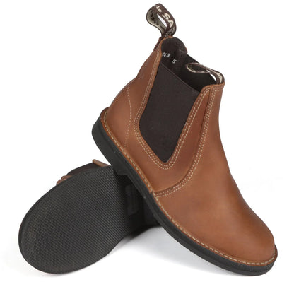 Karoo Lite Leather Boot in Crazyhorse Mocca