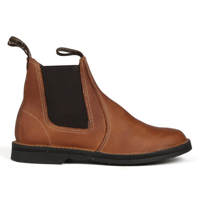 Karoo Lite Leather Boot in Crazyhorse Mocca