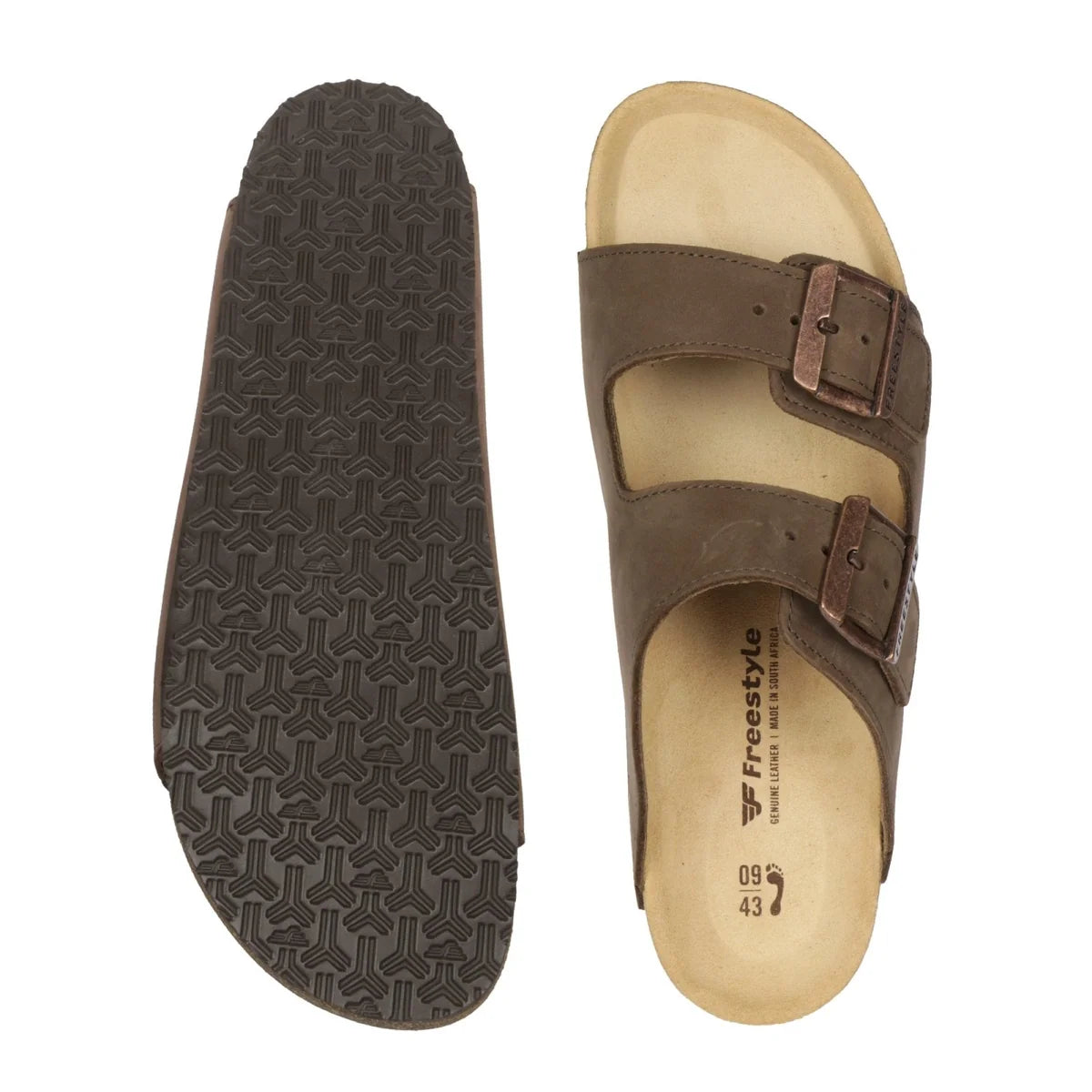 Mattheus Nubuck Sandal in Chocolate Brown
