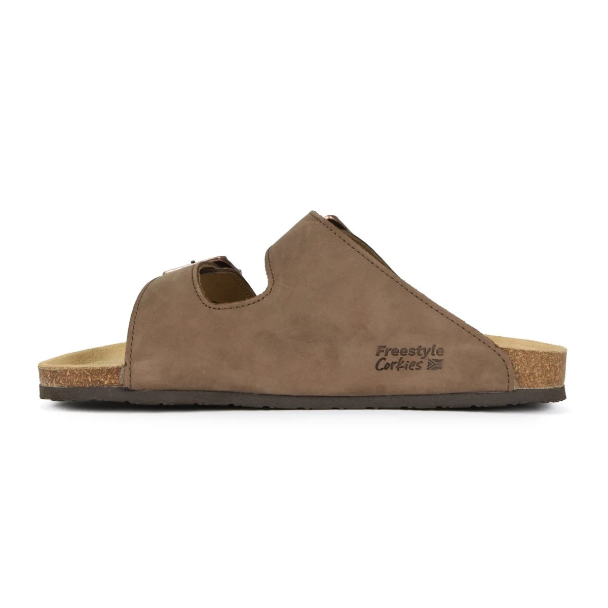 Mattheus Nubuck Sandal in Chocolate Brown