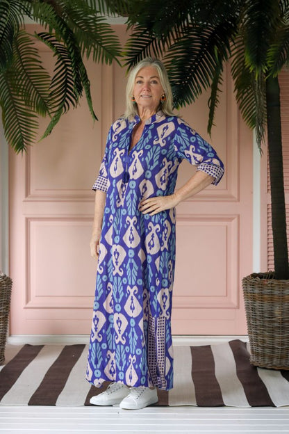Jaipur Tassel Tunic in Royal Blue