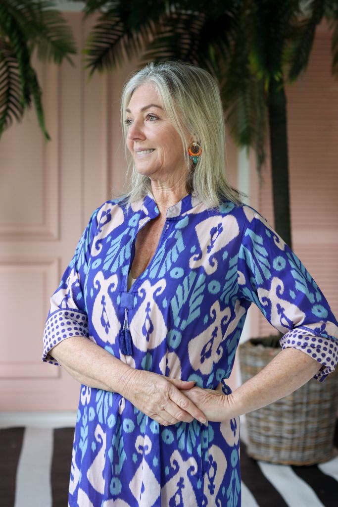 Jaipur Tassel Tunic in Royal Blue