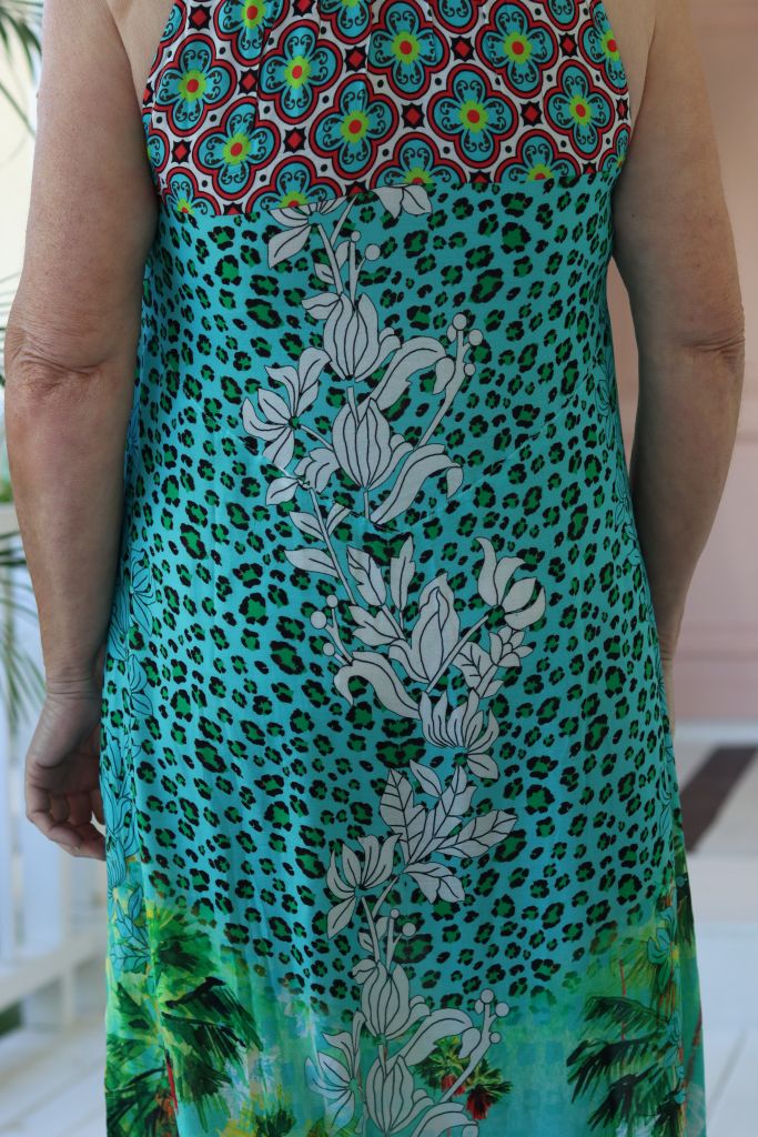 Racerback Dress in Turquoise