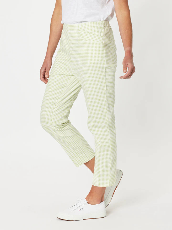 Carter Check Pant in Celery