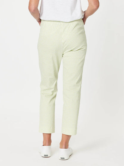 Carter Check Pant in Celery