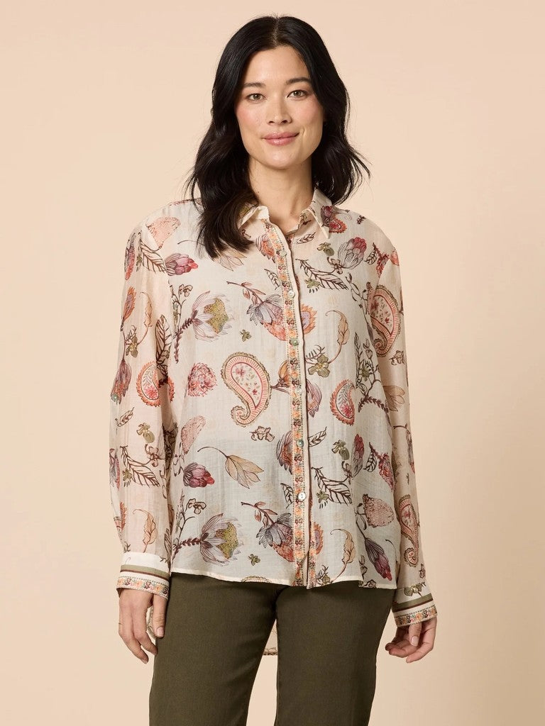Arizona Print Shirt in Natural / Multi