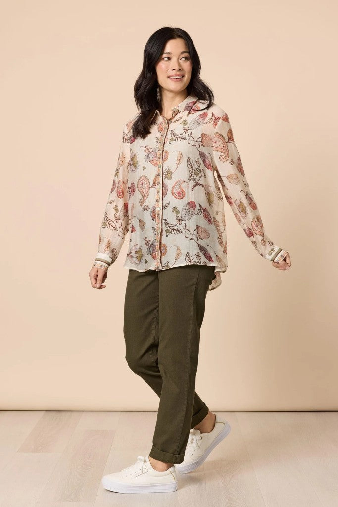 Arizona Print Shirt in Natural / Multi