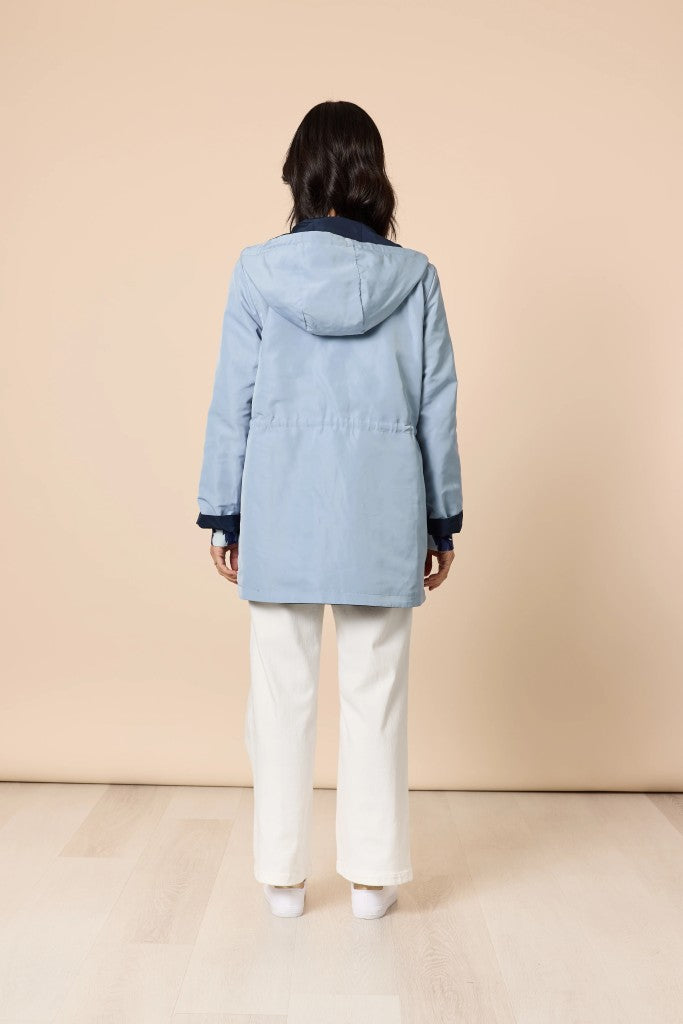 Highland Reversible Jacket in Navy Blue