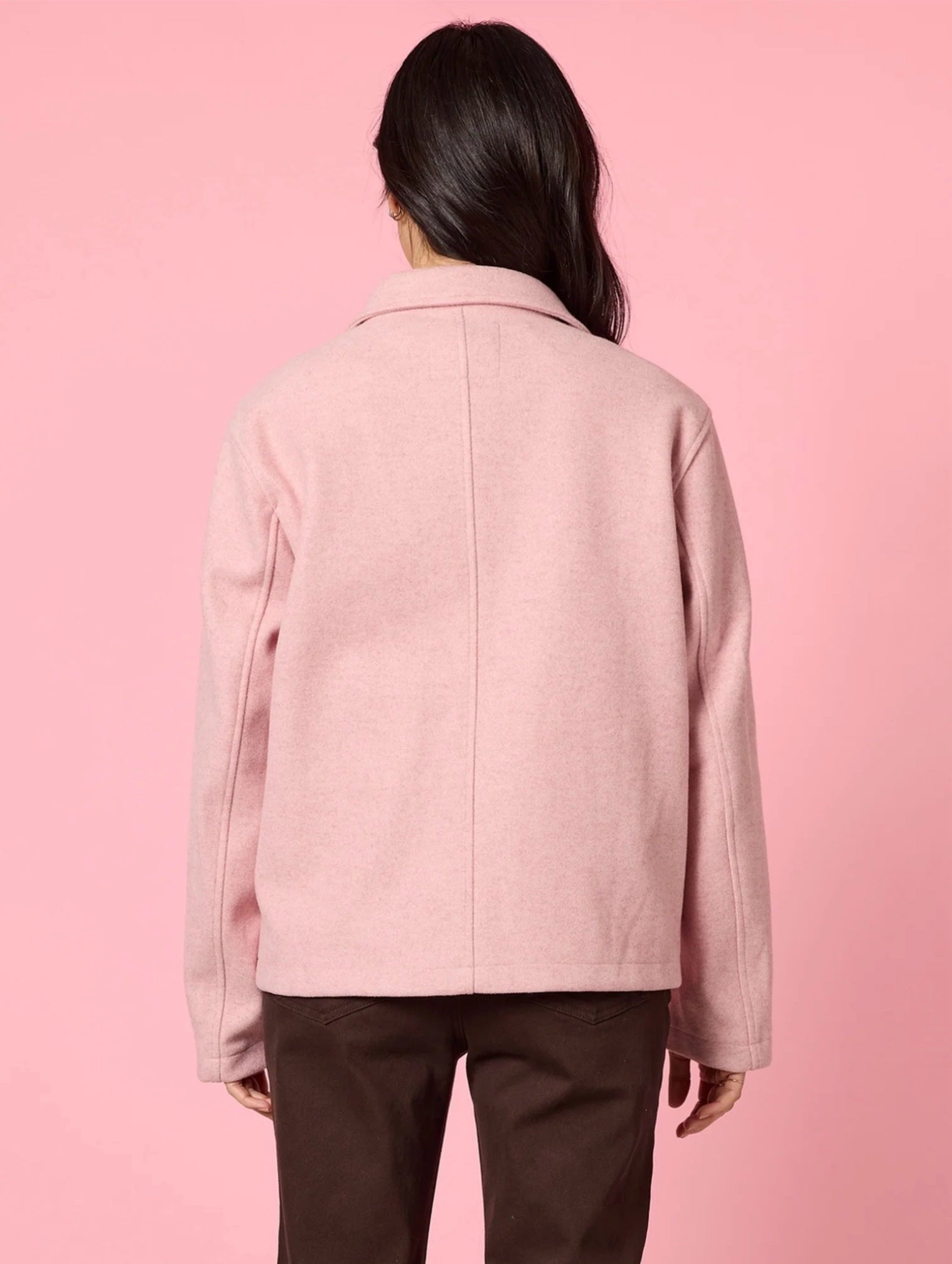 Montana Car Coat in Blush