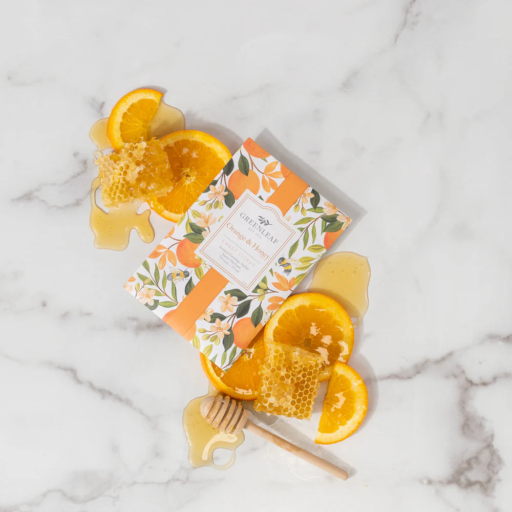 Large Scented Sachet in Orange & Honey
