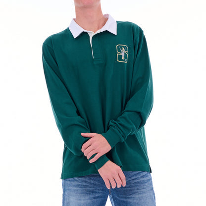 Super Rugby Jersey in Deep Nori Green