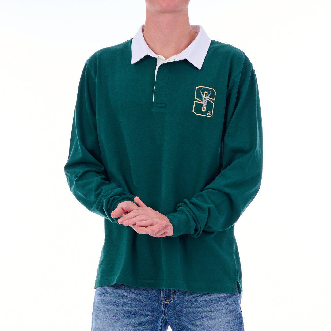 Super Rugby Jersey in Deep Nori Green
