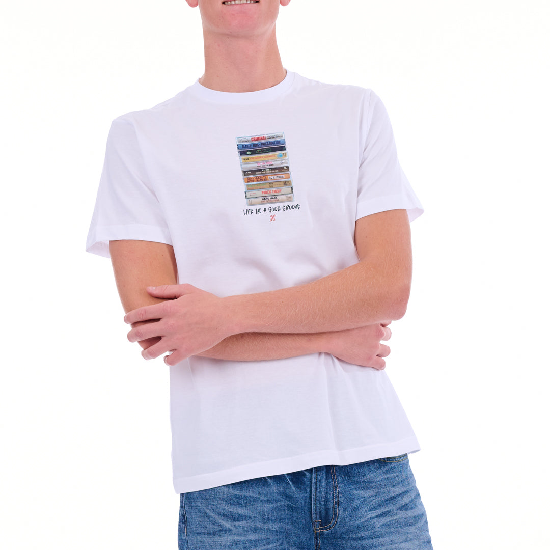 Good Grooves Tee in White