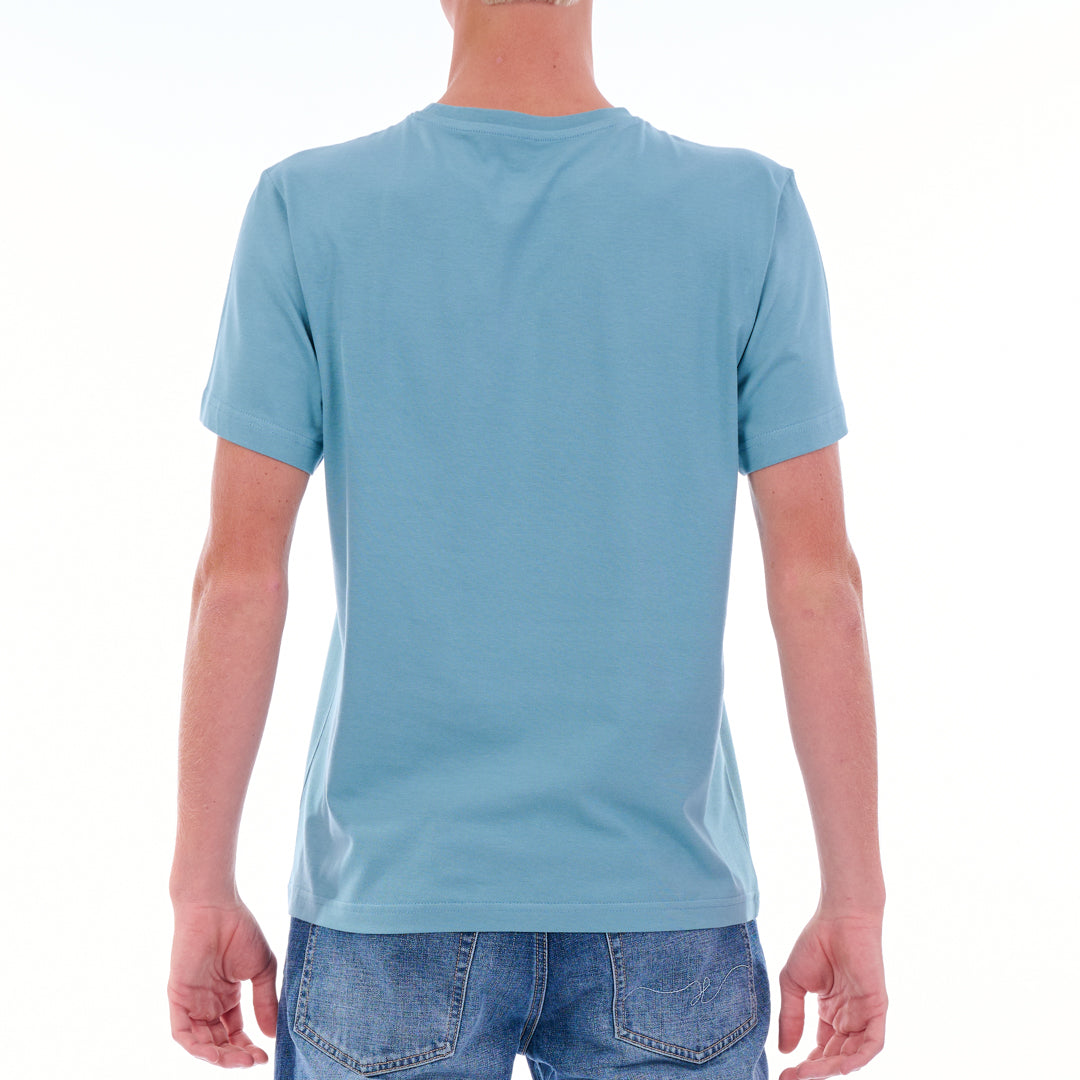 Trouble Maker Tee in Shallow Blue