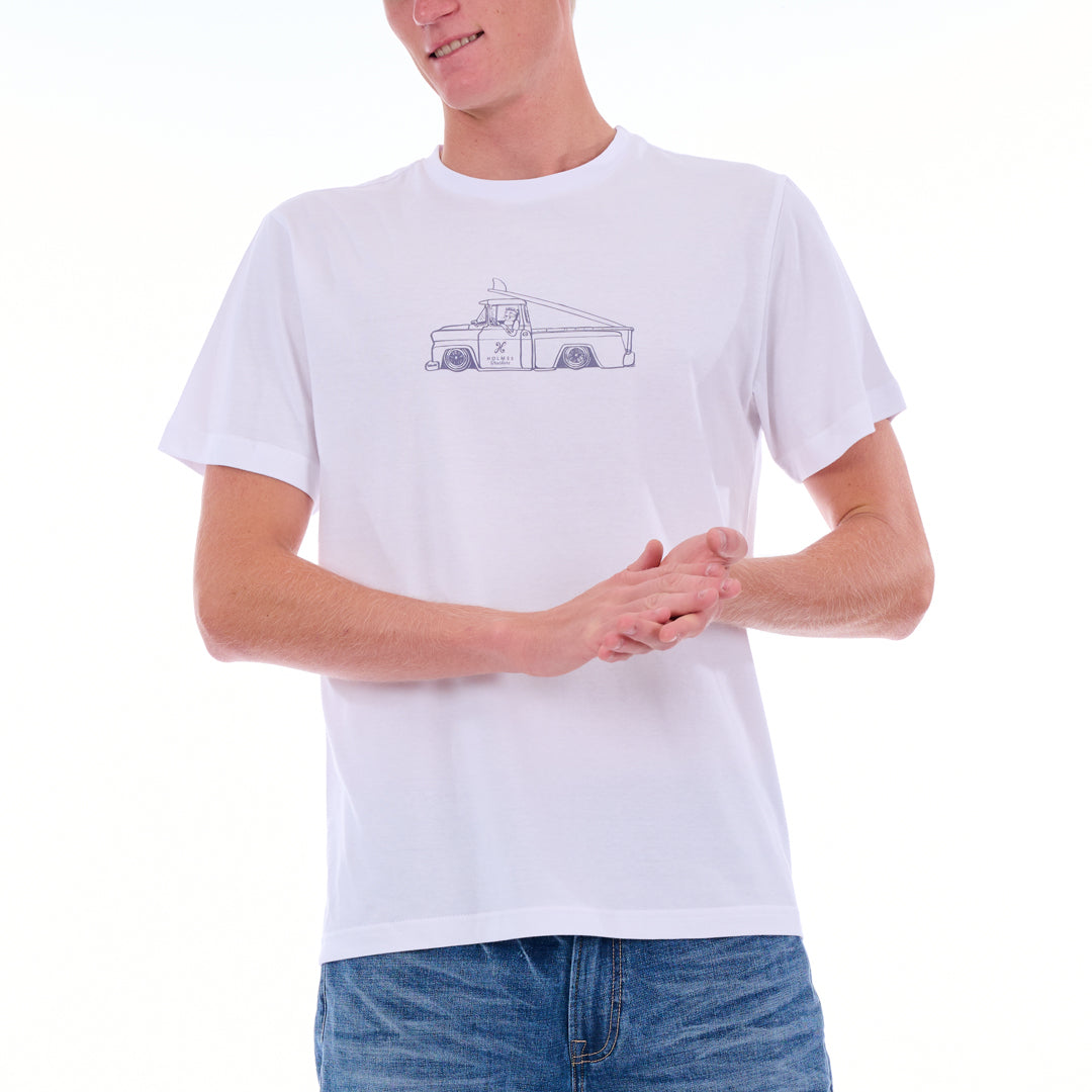Wild Cat Truck Tee in White