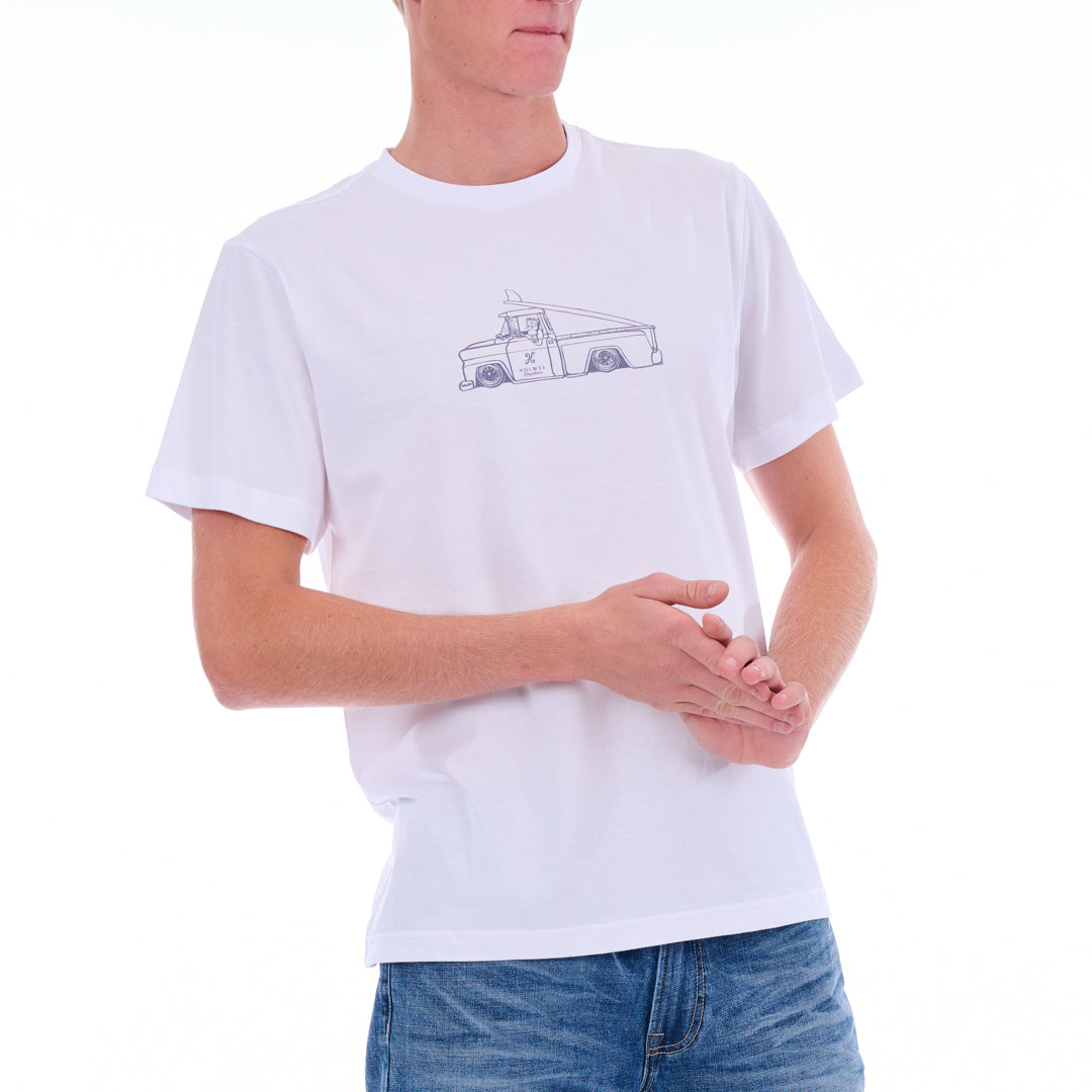 Wild Cat Truck Tee in White