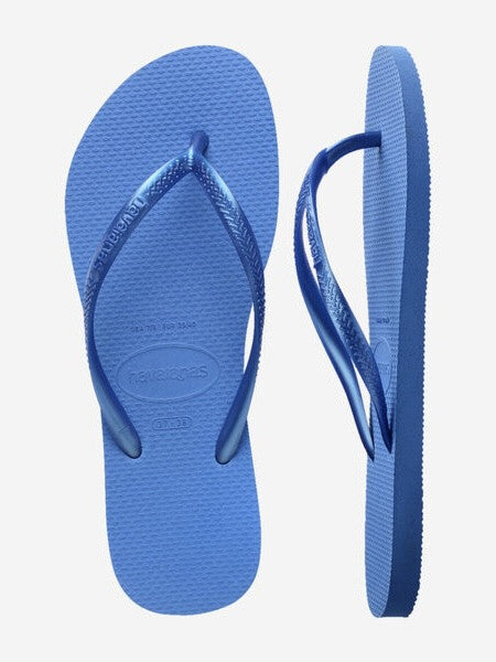 Slim Flip Flops in Brilliant Blue