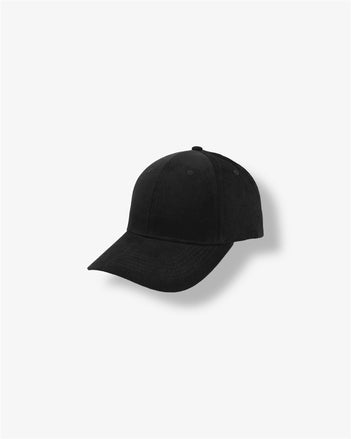 Corduroy 6 Panel Cap in Black