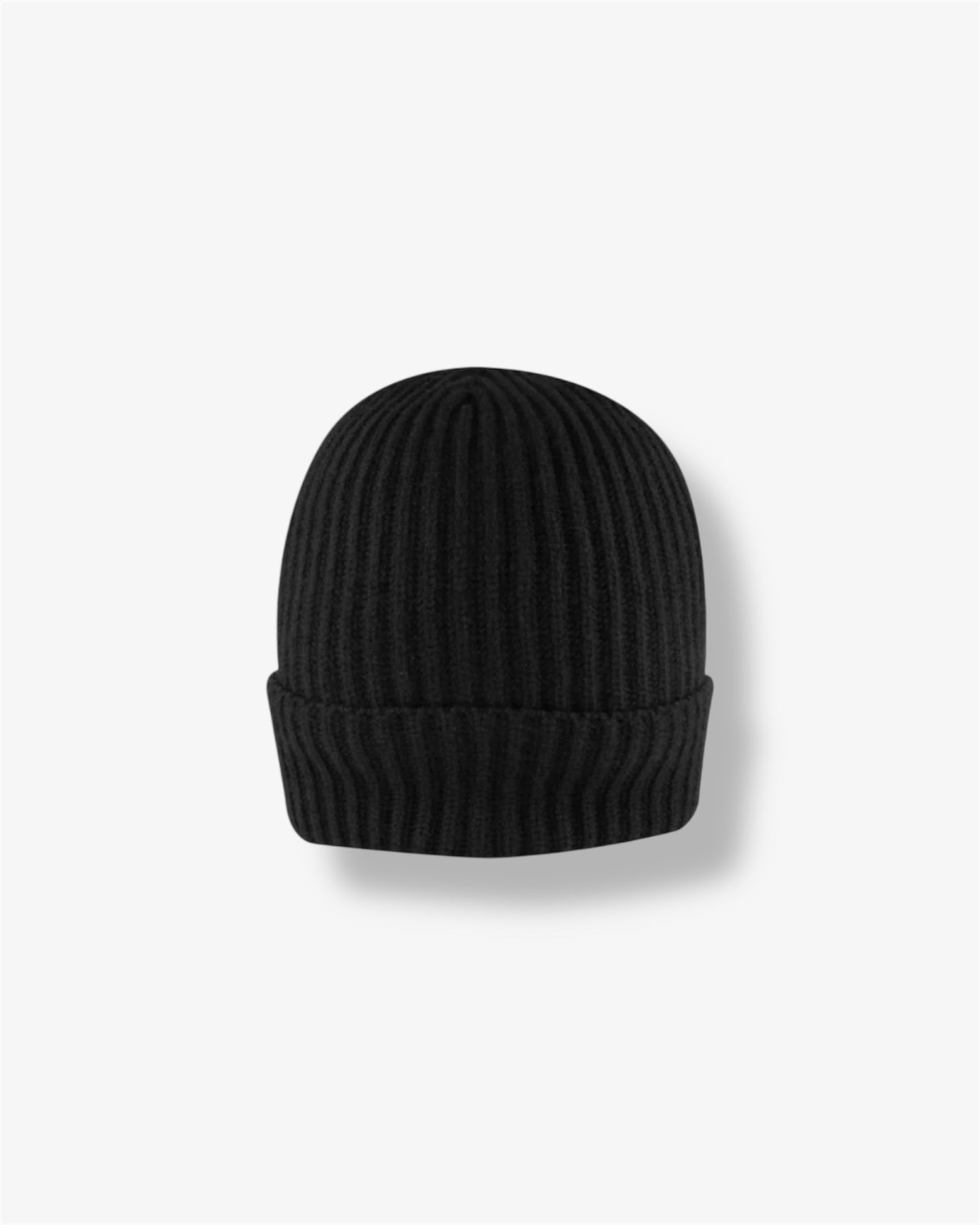 Feather Touch Cuffed Beanie in Black