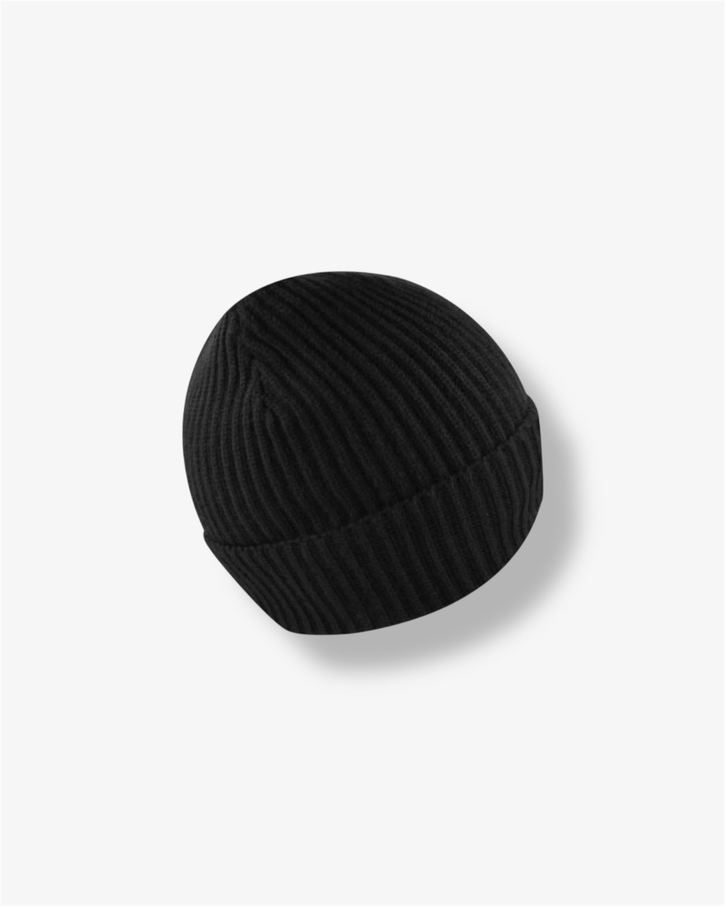 Feather Touch Cuffed Beanie in Black