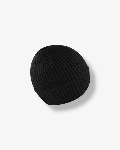Feather Touch Cuffed Beanie in Black