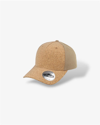 Uflex Cork 5 Panel Cap in Khaki