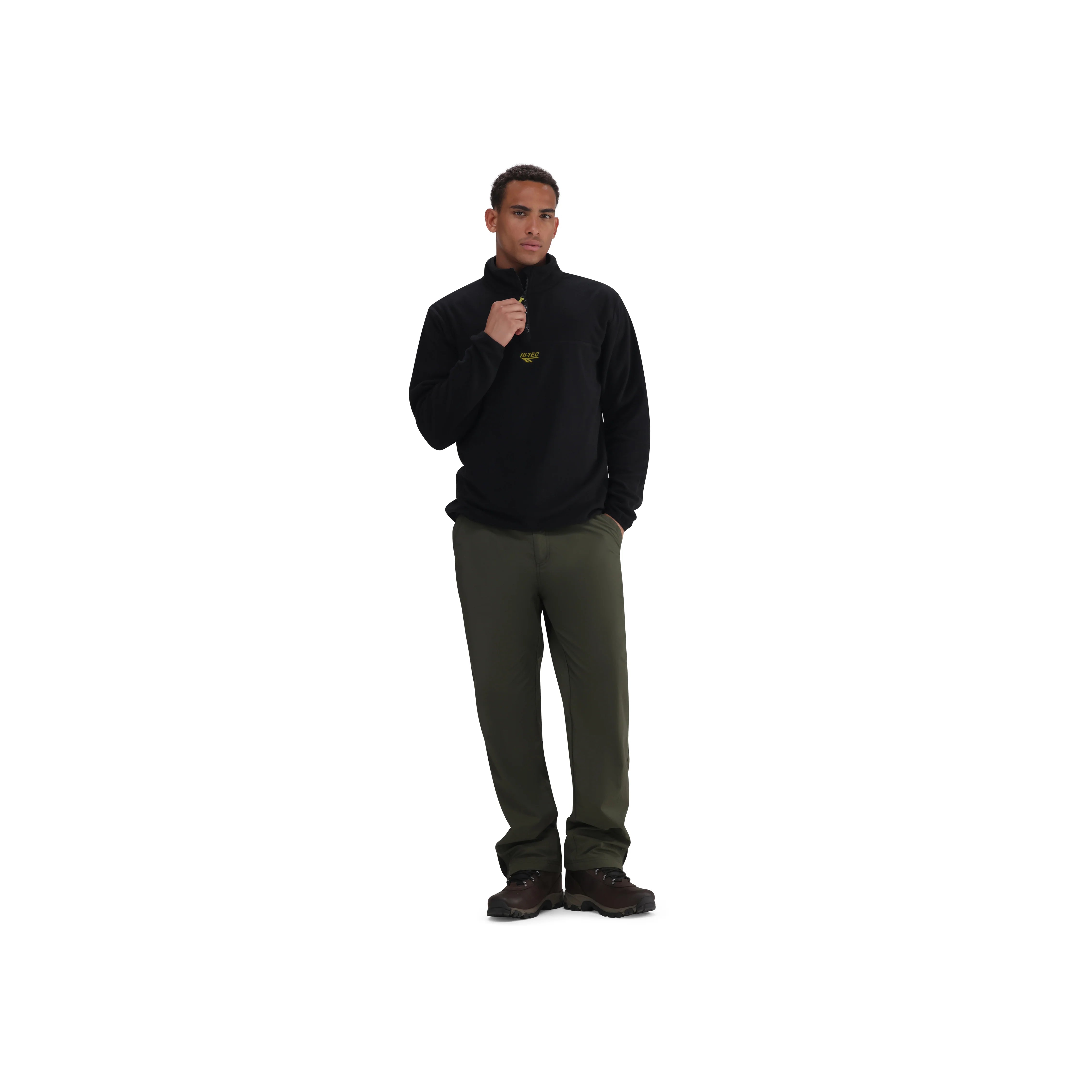 Core 1/4 Zip Fleece in Black