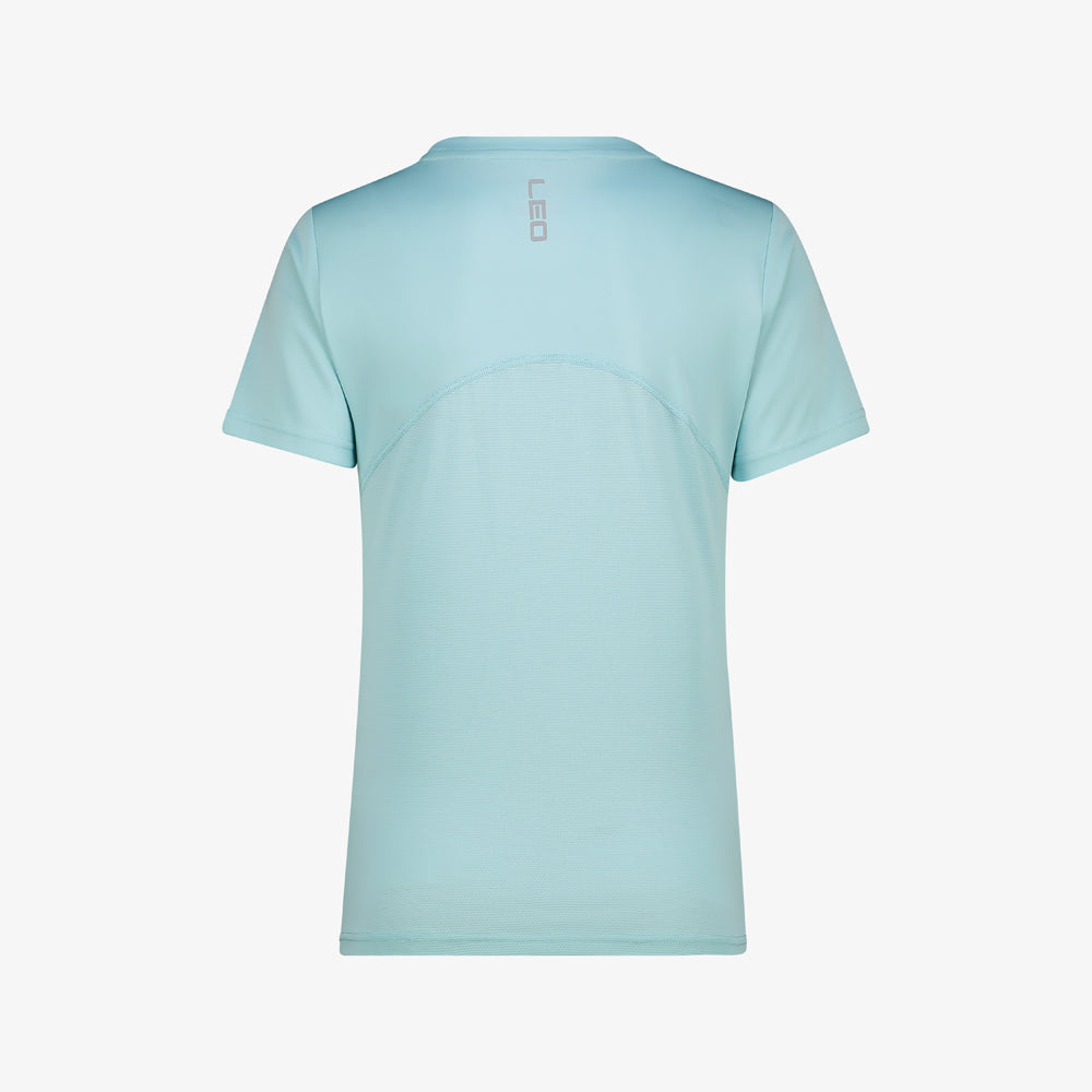 Leo Short Sleeve Tee in Turquoise