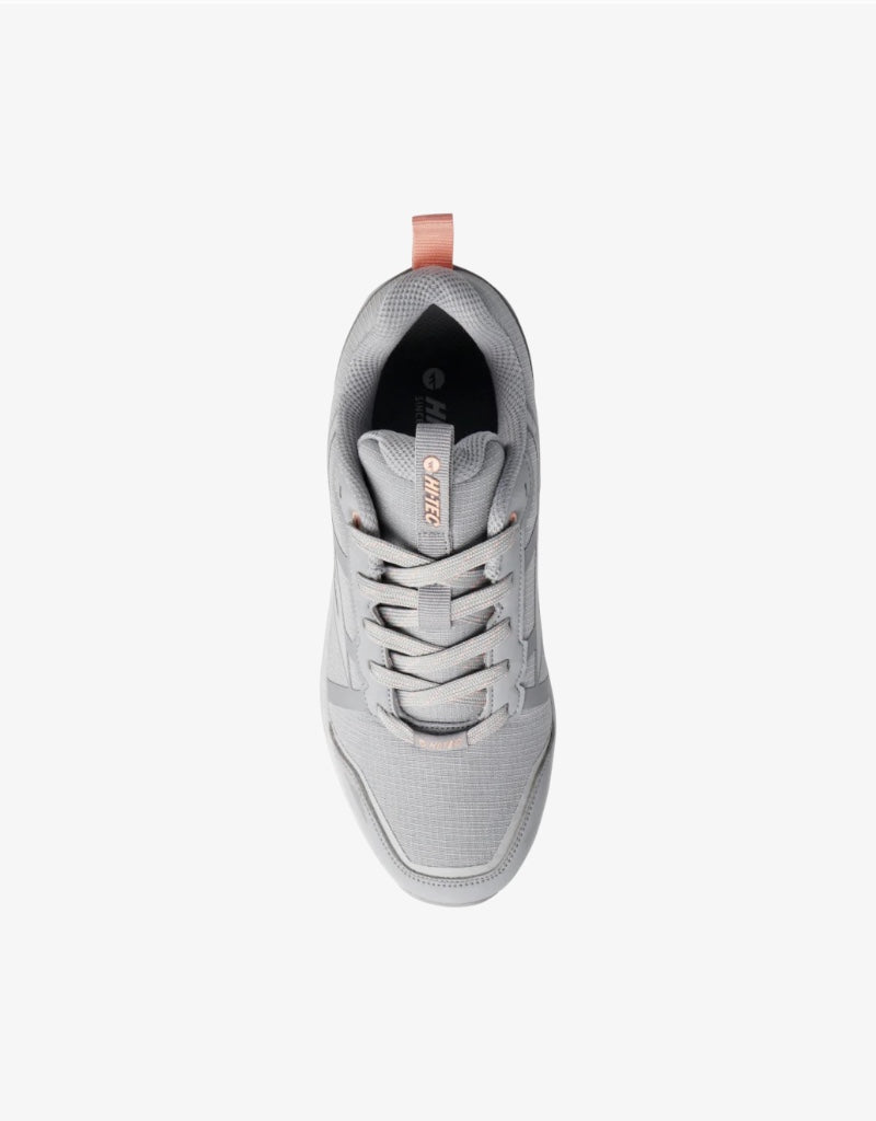 Gray sneaker on a white background