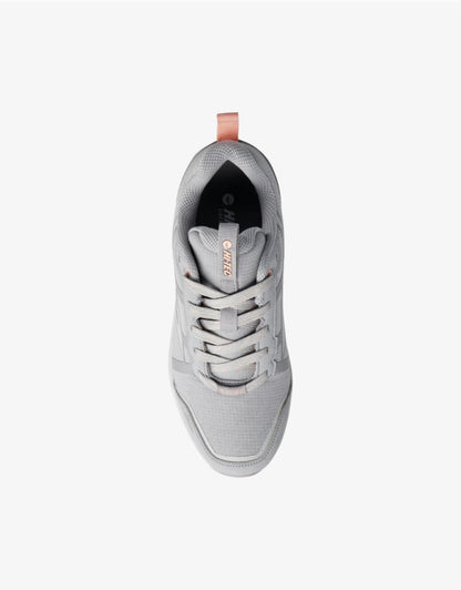 Gray sneaker on a white background