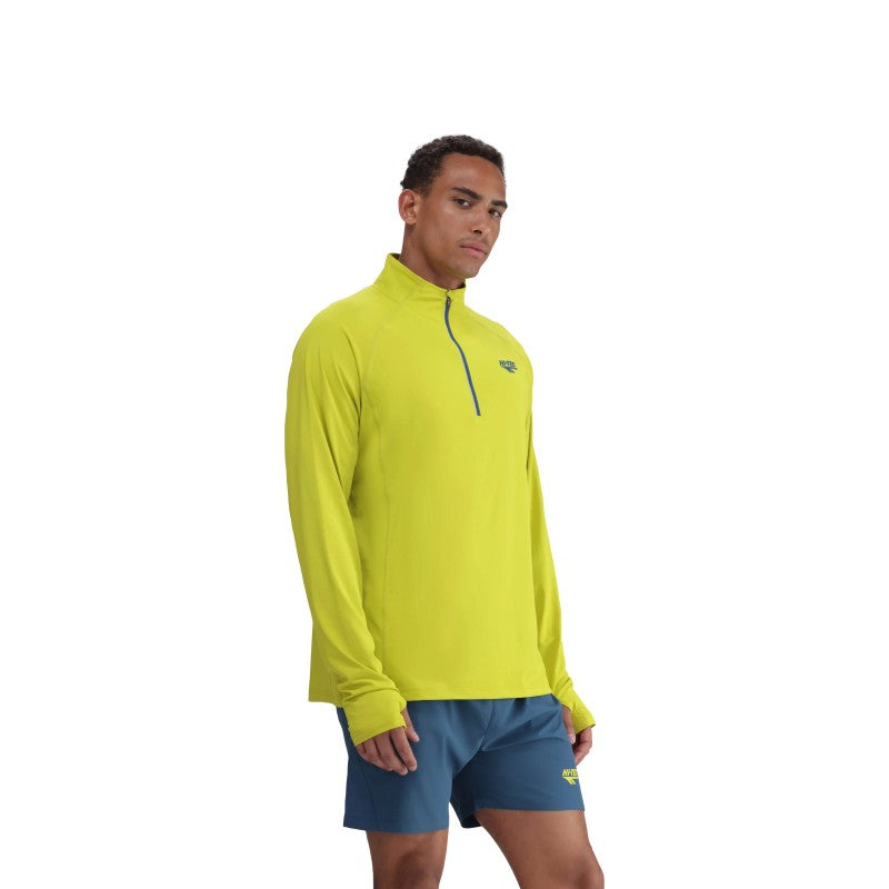 Geo 1/4 Zip Top in Citronelle