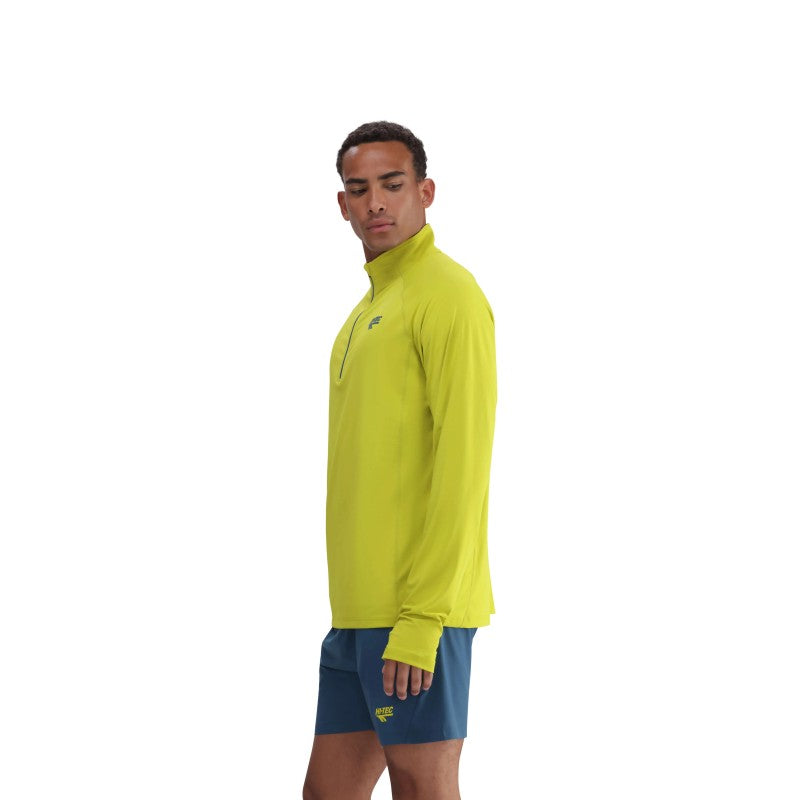 Geo 1/4 Zip Top in Citronelle