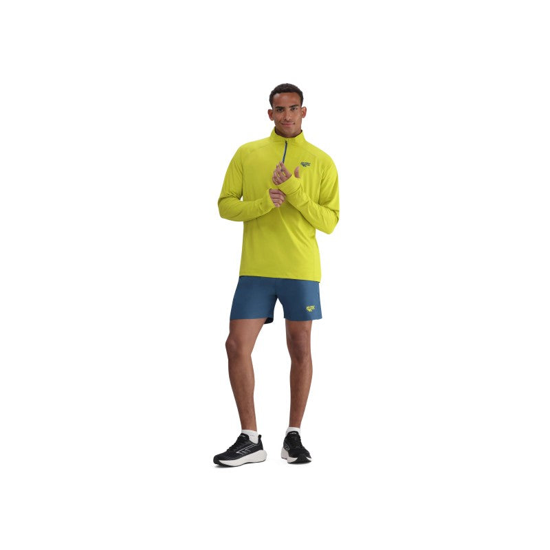 Geo 1/4 Zip Top in Citronelle