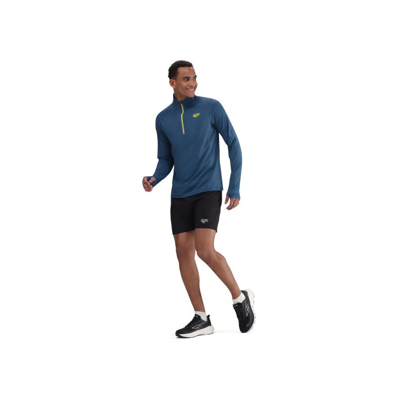 Geo 1/4 Zip Top in Deep Dive