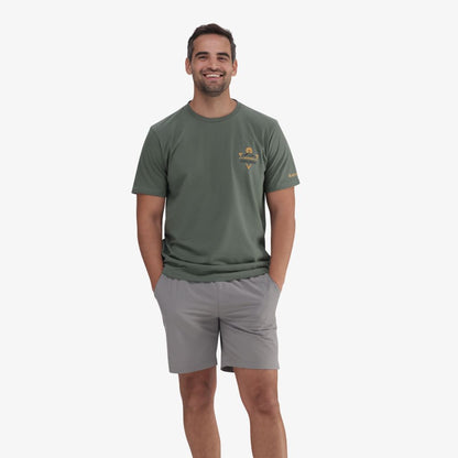 Explorer badge Tee in Thyme