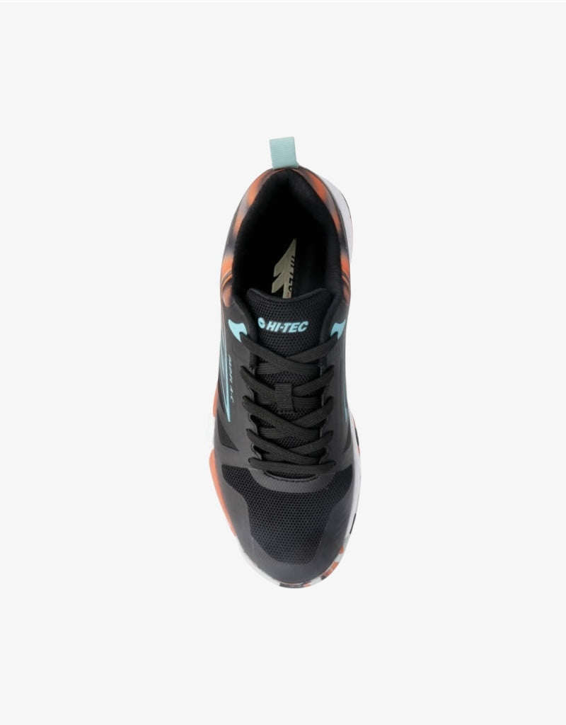 M Padel Advance AC Low Cut in Black / Tangerine