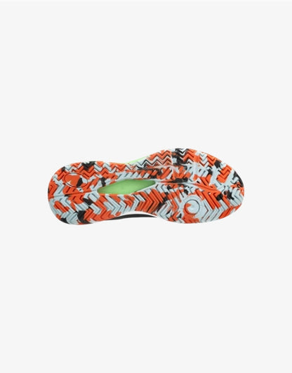 M Padel Advance AC Low Cut in Black / Tangerine