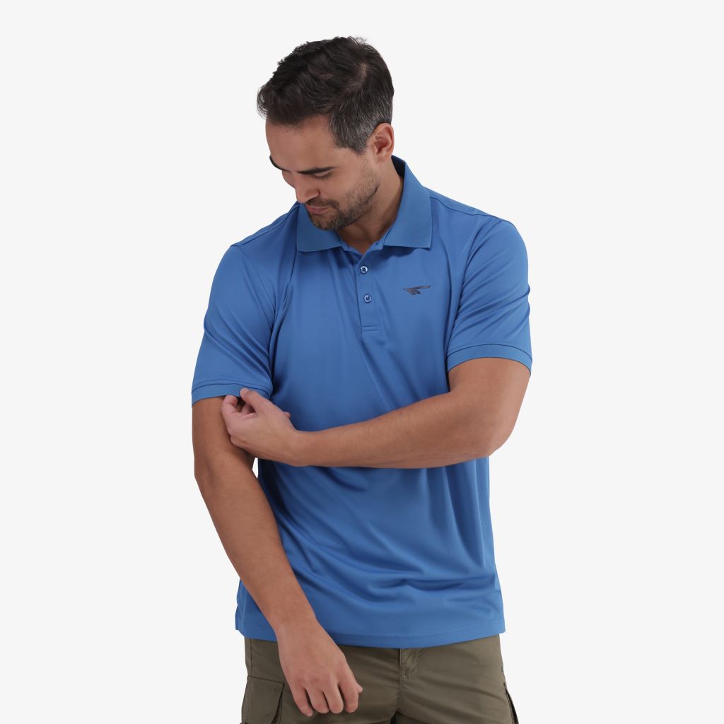 Performance Polo in Vallarta Blue