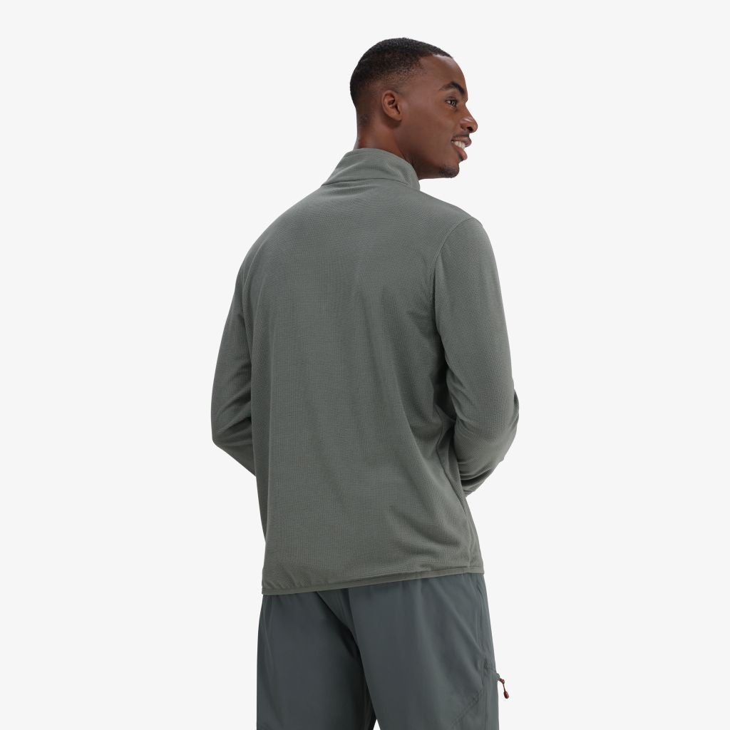 Tech 1/4 Zip Fleece in Agave Green