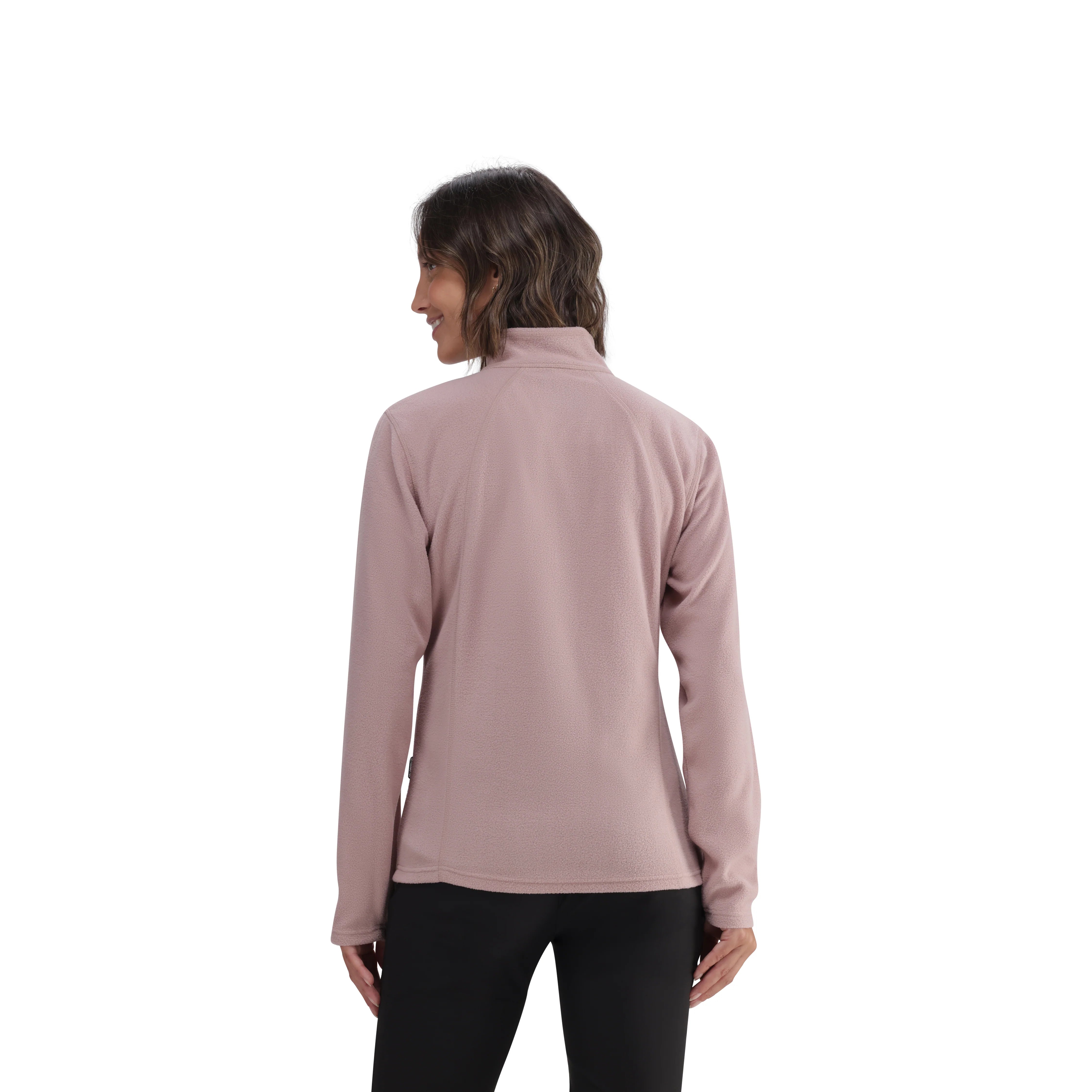 Tech 1/4 Zip Fleece in Deauville Mauve
