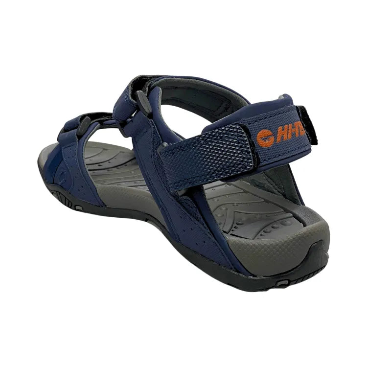 Ula Sandals in Navy / Burnt Orange