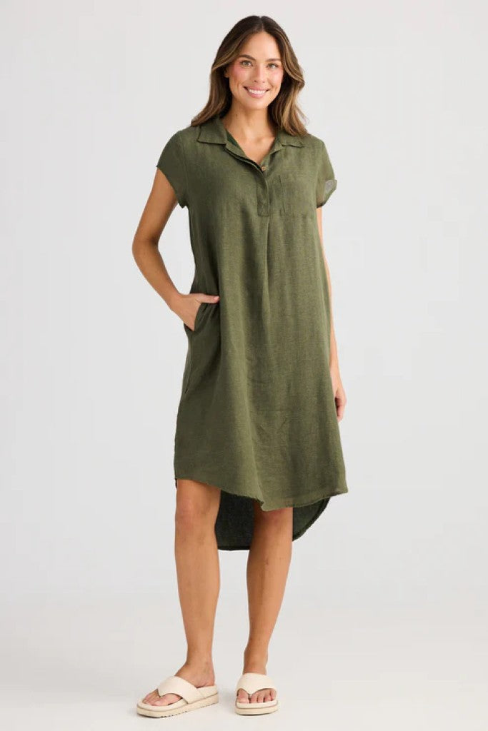 Ahoy Tunic in Olive