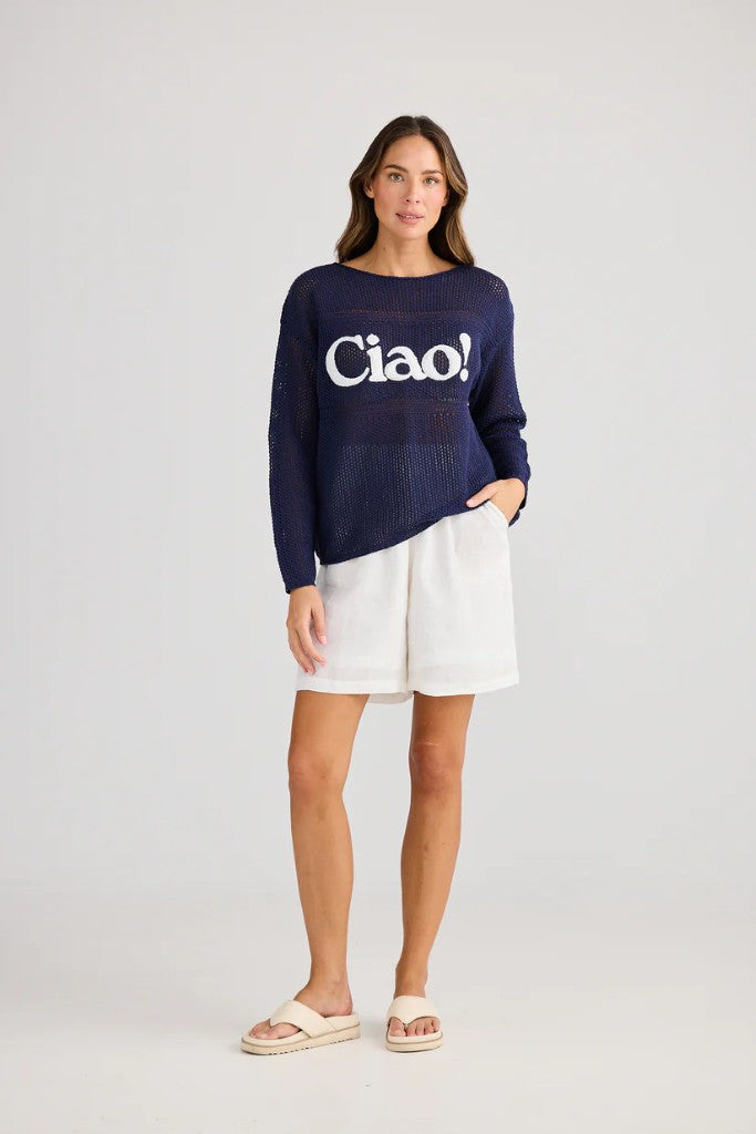 Ciao Knit in Navy